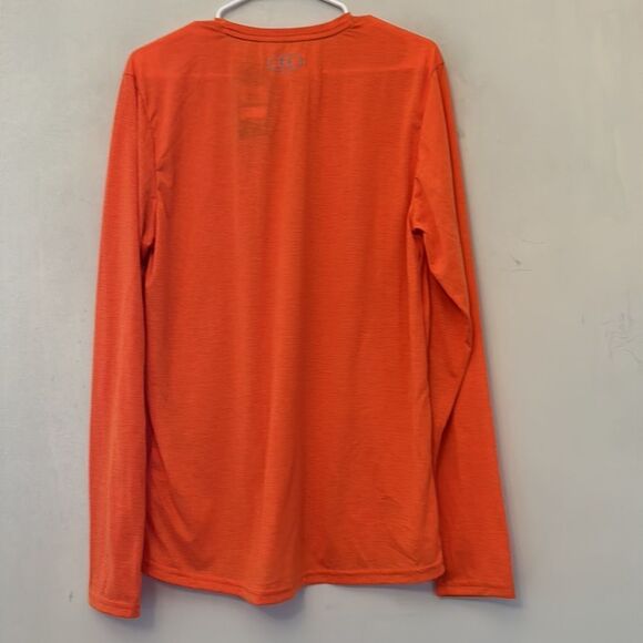Under Armour orange fitted long sleeve shirt Size L NWT - Picture 5 of 8